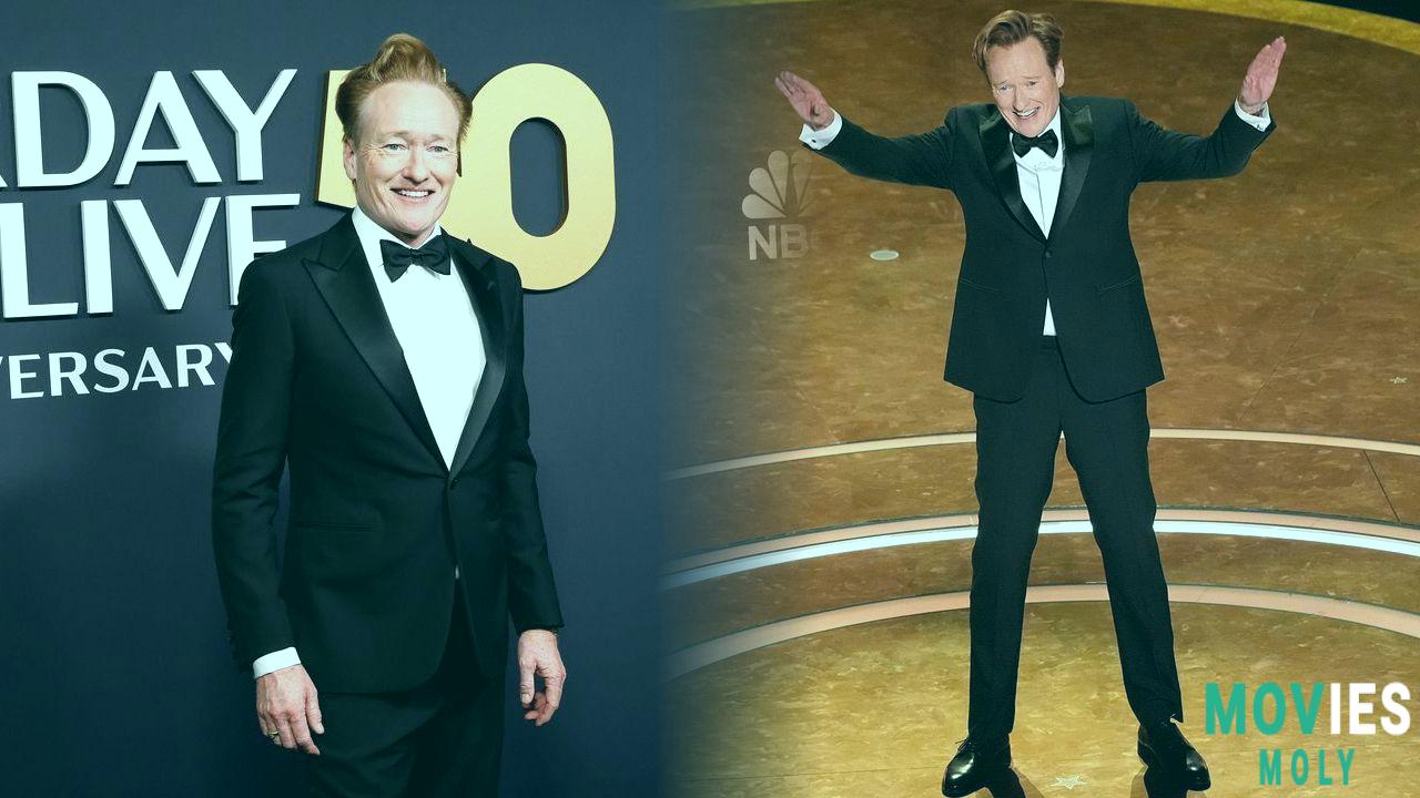 Conan O'Brien CRUSHES Oscars Hosting Gig: Wild Jokes Shocking Moments & 2025 Winners - MoviesMoly Main Image