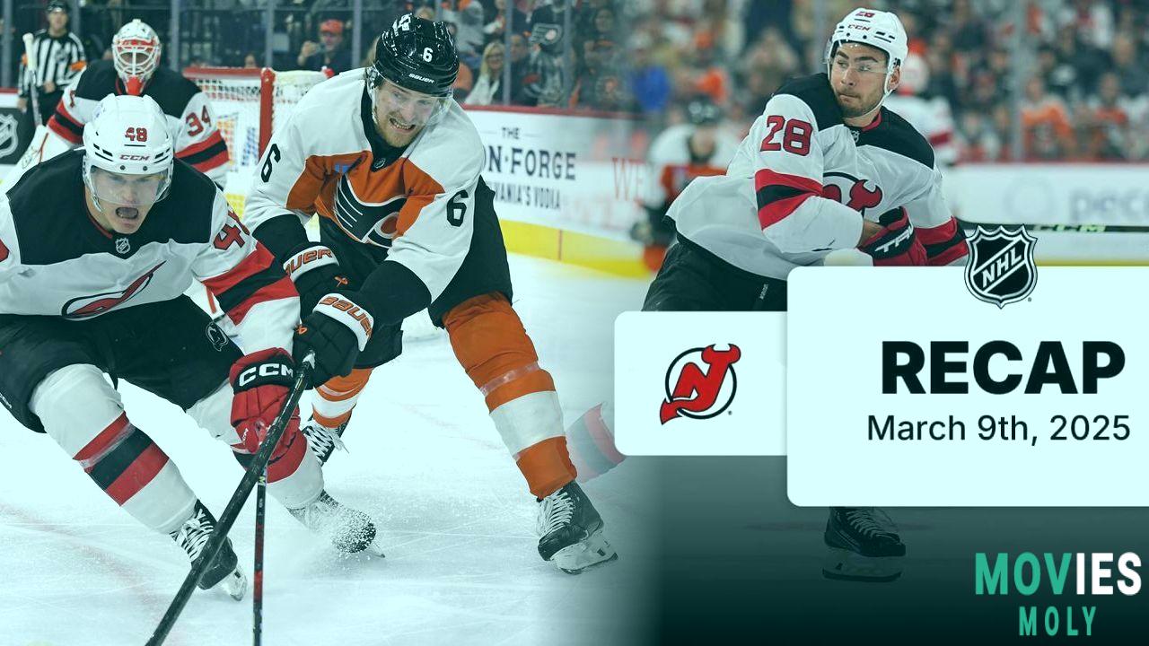 Devils Edge Out Flyers in Nail-Biter! Glass Shines in Debut Main Image