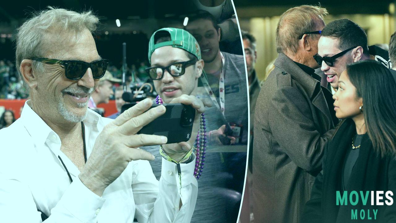 Kevin Costner and Pete Davidson's Unexpected Bromance Takes Center Stage After Super Bowl and Chris Rock Party Main Image