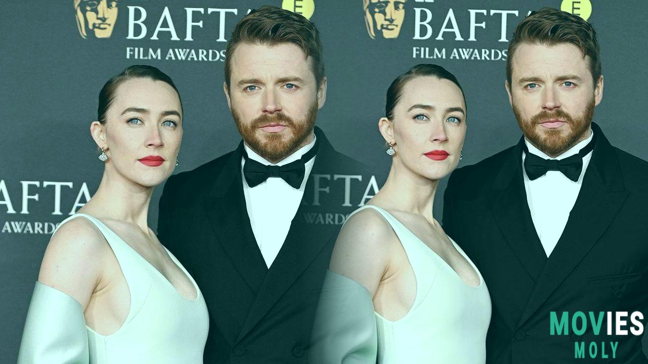 Saoirse Ronan Shines at BAFTAs: Red Carpet Date Night IFTA Wins & 'The Outrun' Buzz - MoviesMoly Main Image