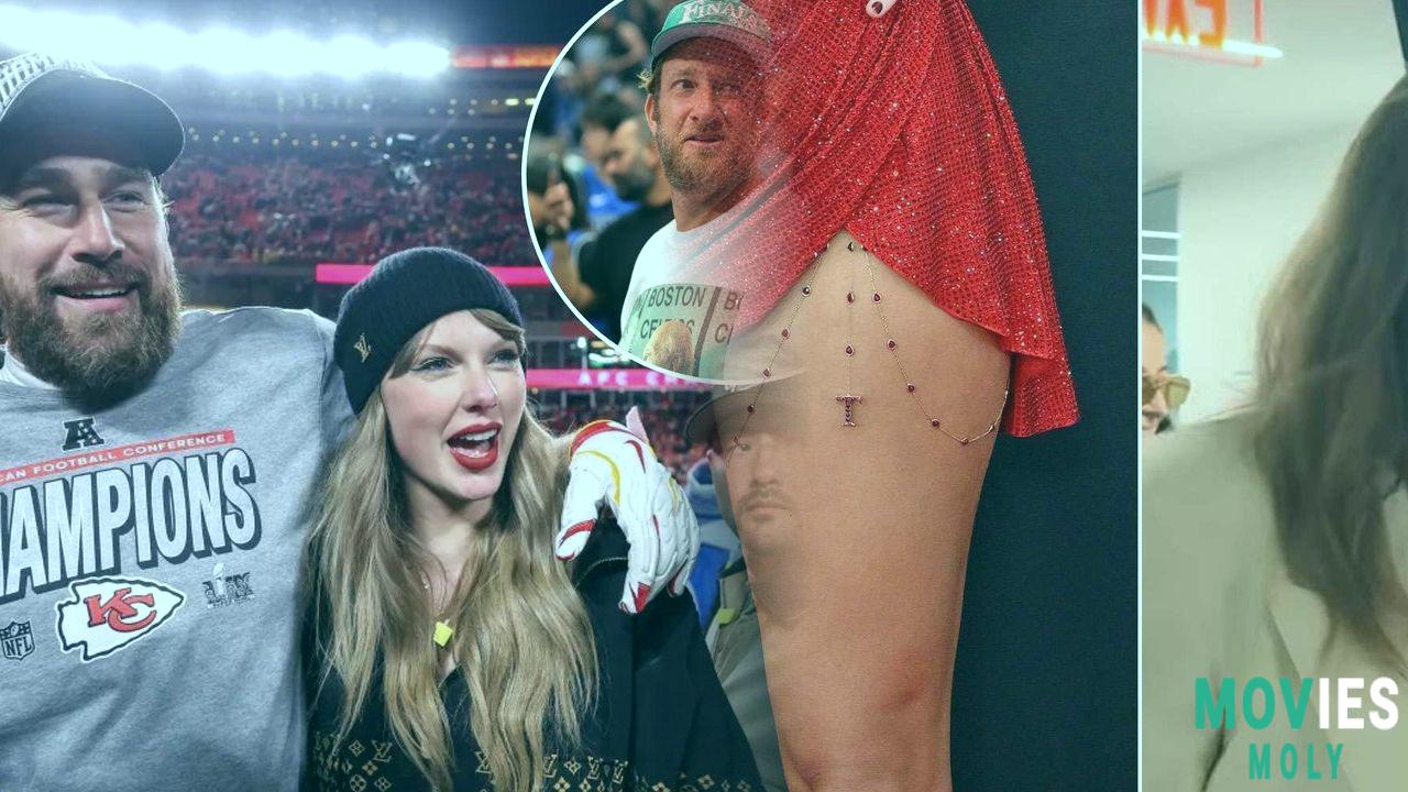 Taylor Swift's Super Bowl Appearance Fuels Travis Kelce Romance Speculation: From Grammys 'T' Necklace to Engagement Ring Rumors - Moviesmoly Main Image