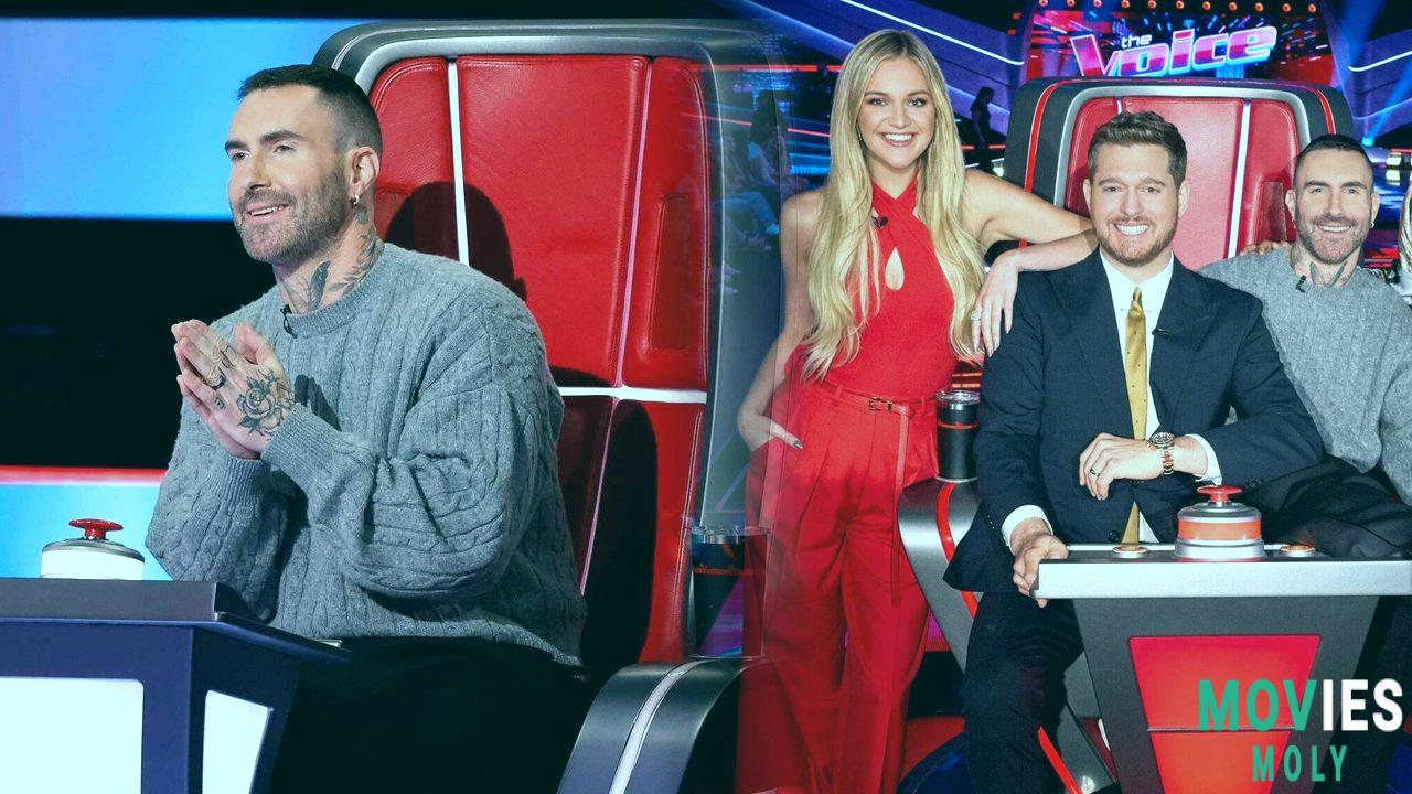 The Voice Judges 2025: Adam Levine, Michael Bublé, John Legend, and Kelsea Ballerini Gear Up For Season 27 Wild Ride Main Image