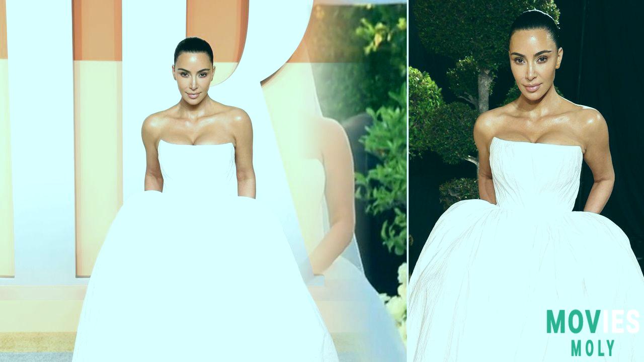 Wait Did Kim Kardashian Just Rewear Her Wedding Dress to the Oscars?! Let's Unpack This Look! Main Image