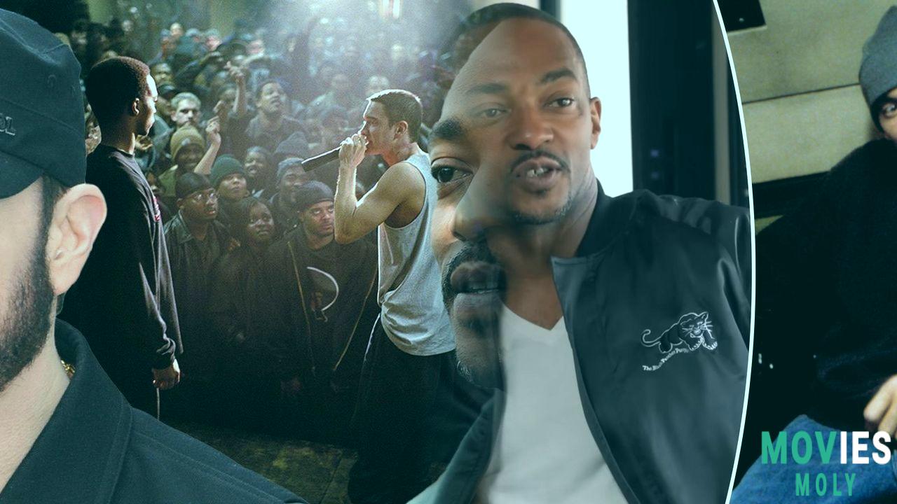 Wait, What?! Anthony Mackie Says Eminem's 8 Mile Raps Were Actually About HIM! Main Image