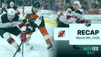 Devils Edge Out Flyers in Nail-Biter! Glass Shines in Debut