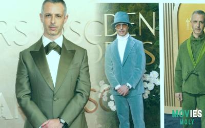 Jeremy Strong's Oscar Style: Green Tuxedos Bold Choices & 'The Apprentice' Buzz - MoviesMoly