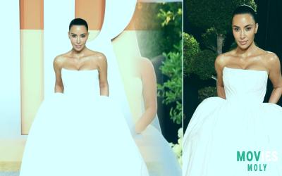 Wait Did Kim Kardashian Just Rewear Her Wedding Dress to the Oscars?! Let's Unpack This Look!