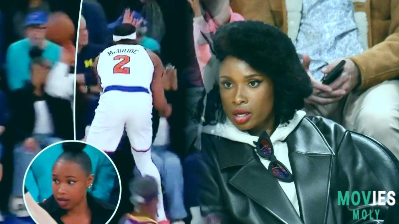 Courtside Drama! Jennifer Hudson Takes One for the Team (Literally!) at Knicks Game image 5 