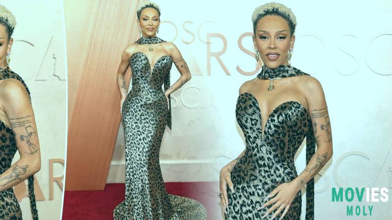 Doja Cat's Oscars Debut: Leopard Print Sparkles Bond Tribute & More! - MoviesMoly image 3 