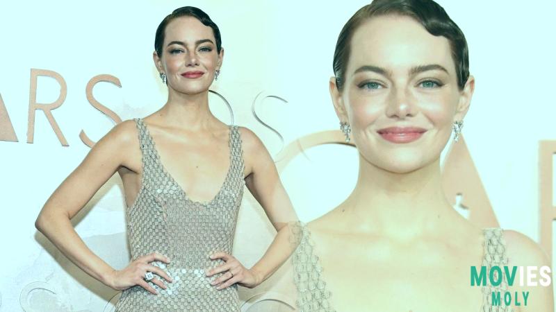 Emma Stone Owns the Oscars: Stunning Looks Reunion with Ex & Hilarious Dress Mishap! - MoviesMoly image 4 