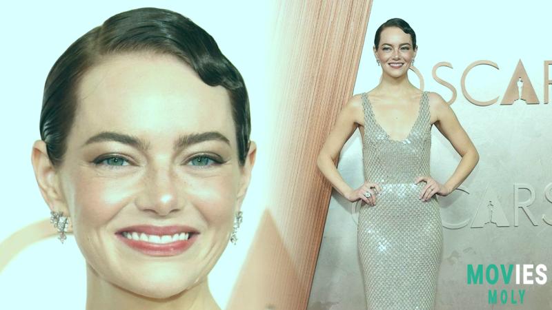 Emma Stone Owns the Oscars: Stunning Looks Reunion with Ex & Hilarious Dress Mishap! - MoviesMoly image 7 