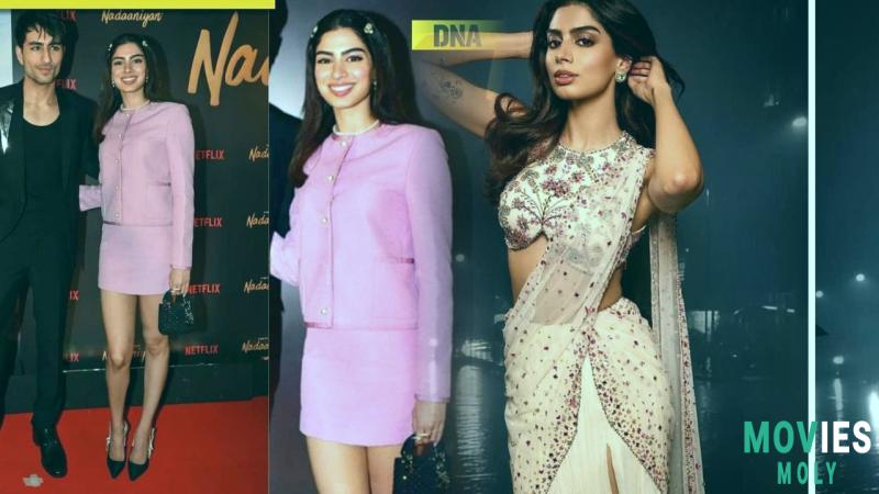 Khushi Kapoor: From Saree Glam to Barbiecore Dreams This Bollywood Newbie is Turning Heads! image 3 