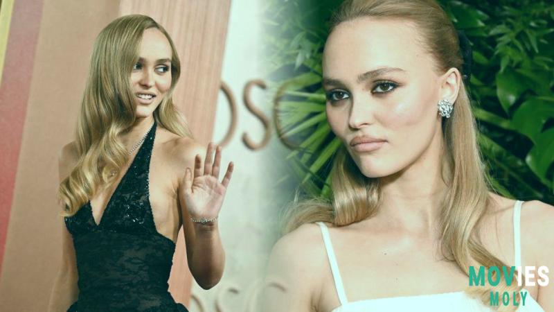 Lily-Rose Depp's Oscars Debut: Stunning Dress 'Nosferatu' Buzz & Old Hollywood Glam - MoviesMoly image 5 