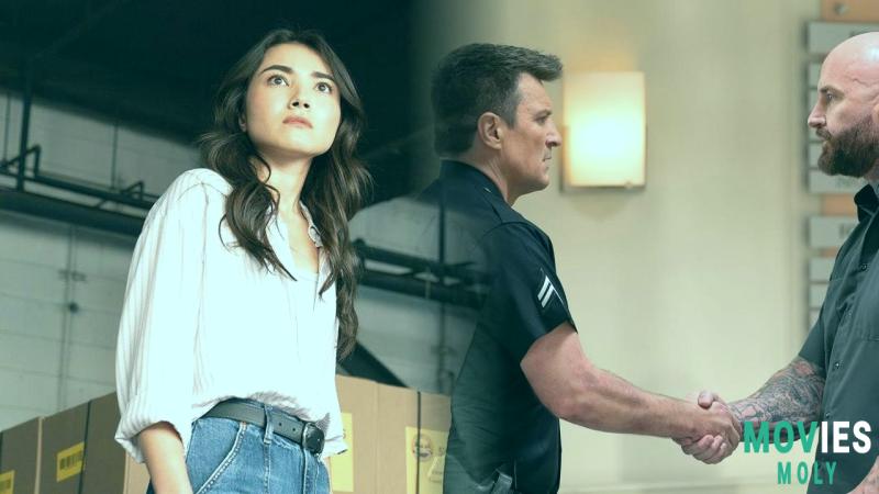 Nathan Fillion Breaks Down The Rookie's Wild Ride: Nolan & Harper's Sticky Situation Fan Mania and What's Next! image 7 