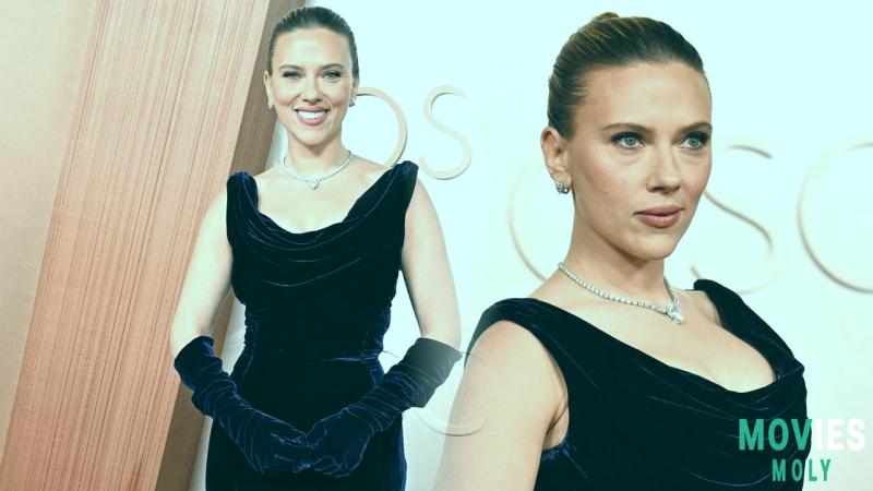 Scarlett Johansson's Oscars Look Was Seriously Next Level: Vintage Vibes and Major Sparkle! image 3 