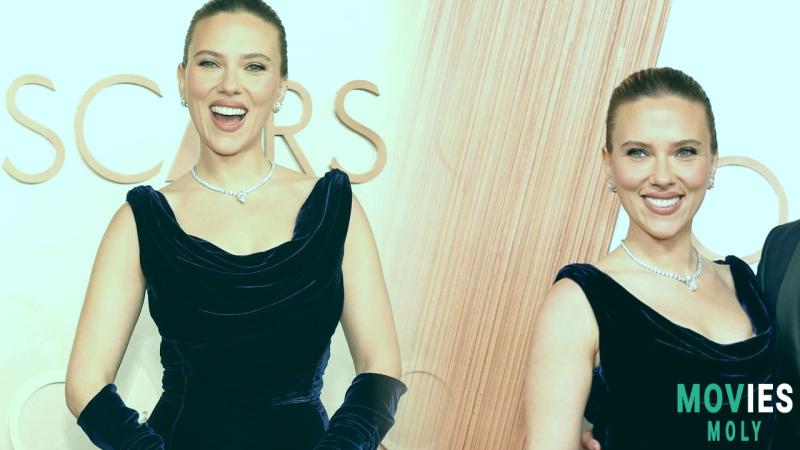 Scarlett Johansson's Oscars Look Was Seriously Next Level: Vintage Vibes and Major Sparkle! image 7 